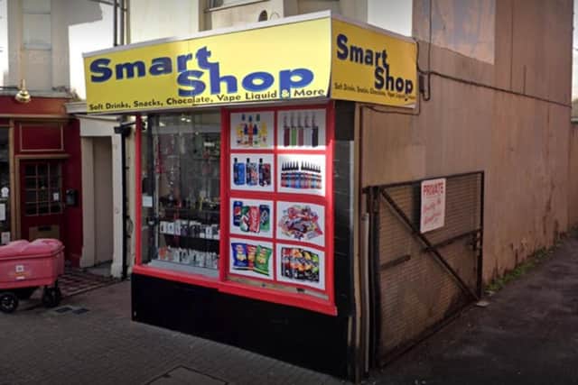 Trading Standards' operation at Smart Shop in Crescent Road resulted in the discovery of £7,600 worth of tobacco and cigarettes – which were ordered to be destroyed. Photo: West Sussex County Council