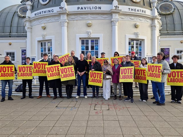 Business secretary Peter Kyle visiting Worthing to meet local Labour MPs, councillors and supporters