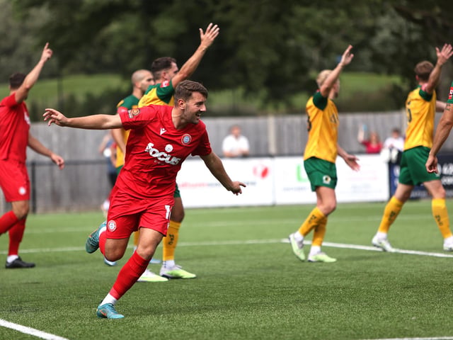 Action from Worthing FC's 3-0 friendly win at Horsham
