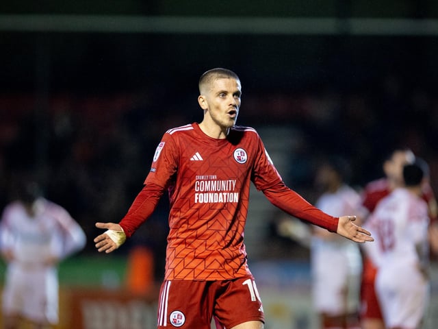 Crawley Town drew 1-1 with Walsall at the Broadfield Stadium on Tuesday. Here are Eva Gilbert's pictures from the League Two clash.