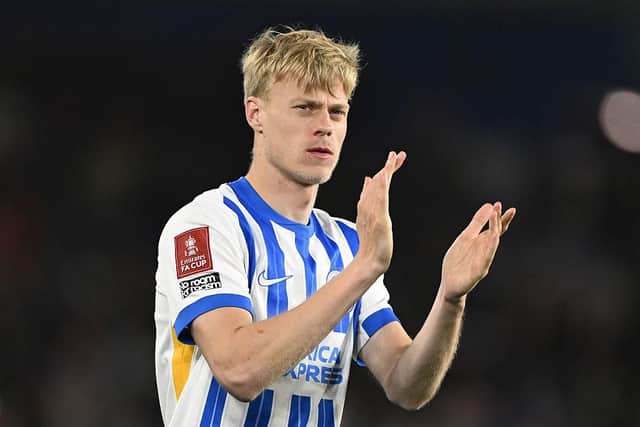 Jan Paul van Hecke of Brighton & Hove Albion has impressed at the Amex Stadium this season