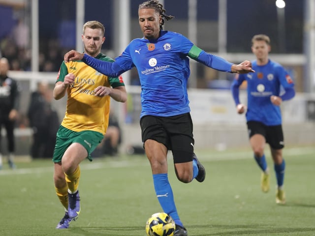 Action from Horsham's entertaining - but ultimately disappointing - 5-3 defeat at Billericay Town in the Isthmian Premier