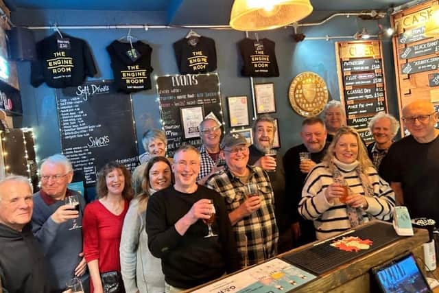 Mims Davies MP with East Grinstead residents at The Engine Room's re-launch