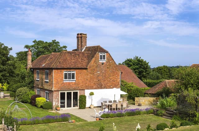 The farmhouse at Fair Oak Farm. Photo: Fleurets