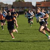 Try-scorer Matt Norrell in full flight for Bognor | Martin Denyer