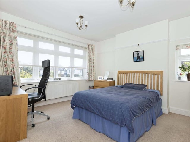 This end-of-terrace, five-bedroom property is on a corner plot in Grand Avenue, just a short walk from the town centre and yards from the beach. It has come on the market with Robert Luff & Co priced at £850,000.