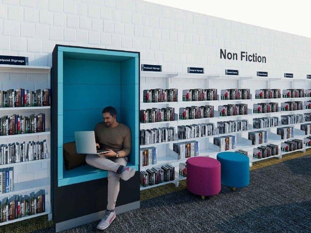 Worthing Library reopened in June 2021 after being closed for renovation for nine months