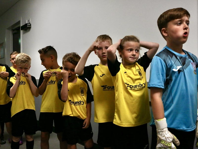 Littlehampton Town fans and players at Wembley for the FA Vase final