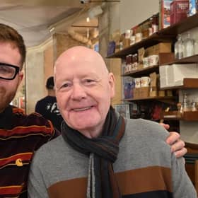 Conor O'Brien with his dad, John