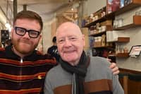 Conor O'Brien with his dad, John