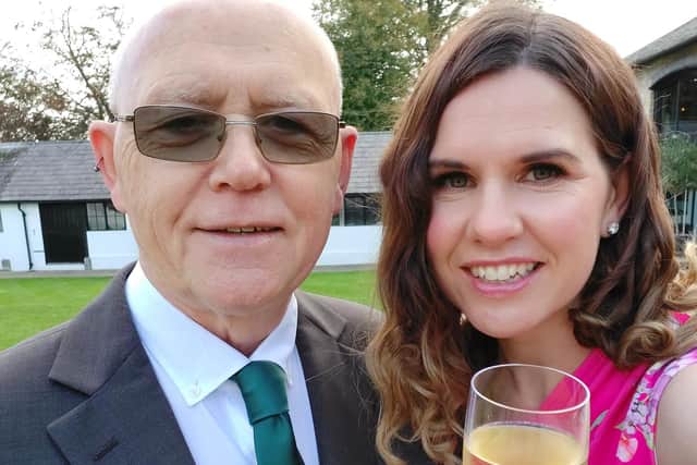 Katherine and her dad Pete – King of the Dad-Taxis
