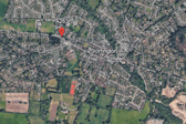 Firefighters assisted a large emergency response after a collision on the A283. Photo: Google Earth