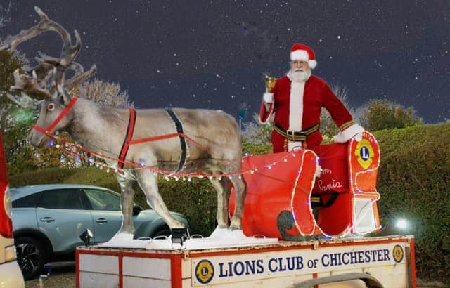 Santa's visit to Chichester