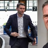 Chris Ward (Left) MP for Brighton Kemptown and Peacehaven and Peter Kyle (right) MP for Hove and Portslade, both out of the new Prime Minister's office.