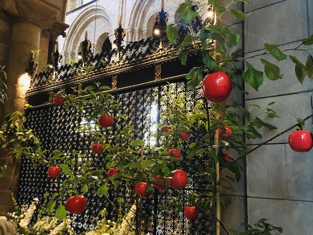 Chichester Cathedral has been filled with wonderful floral displays for the past few days / Picture: Steve Bone