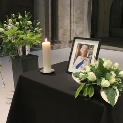 Chichester Cathedral is hosting daily prayers of remembrance during the period of mourning for Her Majesty Queen Elizabeth II.