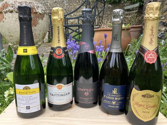 Sparkling wines with which to toast our new King