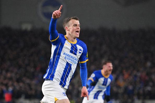 The Brighton winger continues to battle back from knee injury. De Zerbi said this week he is hopefully he can return before the end of the season