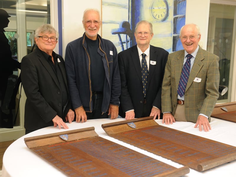 The old boys would like to see the Honours Boards restored, especially the four who are named on them