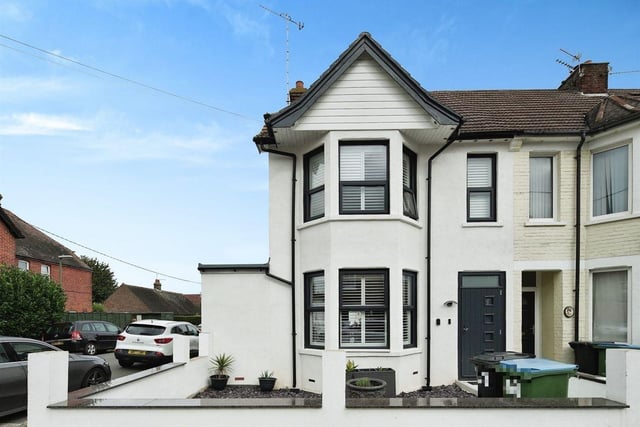 This five-bedroom, end-terrace house in Littlehampton offers a blend of period charm and contemporary luxury. It has just come on the market with Fox & Sons, with offers over £600,000 invited.