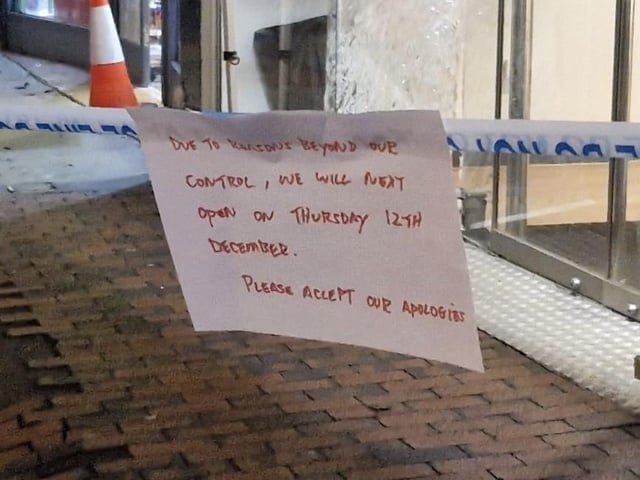 A spokesperson for Sussex Police confirmed that a 44 year-old man was arrested following the burglary which took place at Halifax on Terminus Road at approximately 1am on December 11.