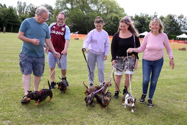 DM22051075a.jpg. Jubilee Fete at Barnham. Visitors and their dogs. Photo by Derek Martin Photography and Art.