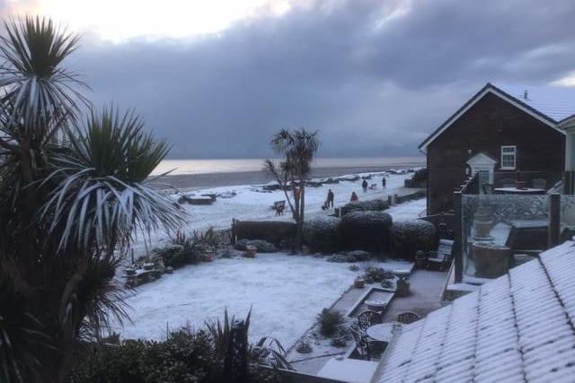 Christopher Fogg sent in these pictures of the beach at Ferring