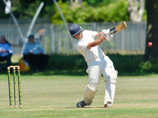 Action from Chippingdale v Broadwater CC in Division 4 West of the Sussex Cricket League