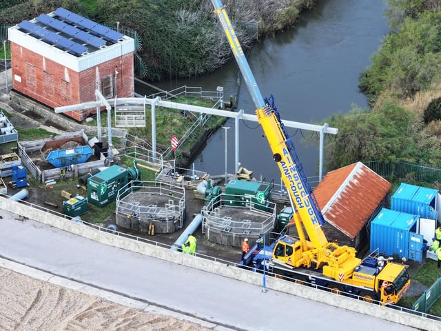 Environmental Agency have been deployed to relieve severe flooding in Bognor Regis. Photo: Eddie Mitchell.