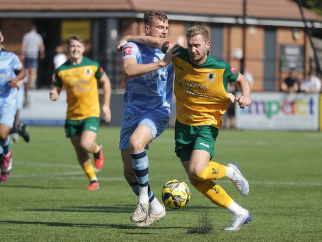 Action from Horsham's win over Cheshunt in the Isthmian premier division