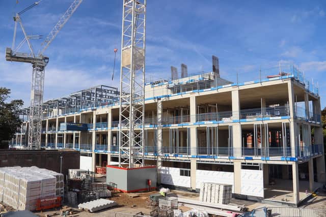 The new Worthing Integrated Care Centre is taking shape