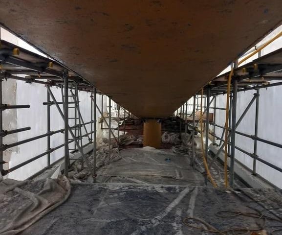 The Langney Rise Footbridge repairs. Pic: East Sussex Highways