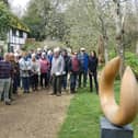 Members of Probus Horsham at the Hannah Peschar Sculpture Garden.