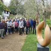 Members of Probus Horsham at the Hannah Peschar Sculpture Garden.