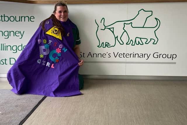 Eastbourne vet issues Easter warning to dog and cat owners - veterinary nurse Menna Field (photo from St Anne's)