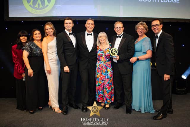 The South Lodge Hotel at Lower Beeding has been named Spat Hotel of the Year 2023 at the AA Hospitality awards. Photo contributed
