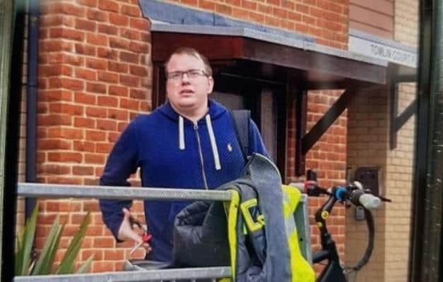 David Young, a previously convicted sex-offender, has been convicted after posing as a police officer to kidnap a teenager as she walked to school in West Sussex. Picture courtesy of the Crown Prosecution Service