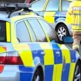 A motorcyclist was taken to hospital after a collision involving a car and a motorcycle on the A259 Gladius Way in North Bersted, Sussex Police have confirmed.