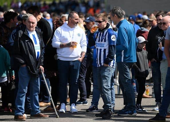 Brighton and Hove Albion fans are enjoying some the best football at the Amex Stadium this season