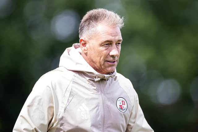 Crawley Town’s manager Scott Lindsey gave a damning assessment of some of his players after a 9-1 defeat in a behind-closed-doors friendly against Portsmouth. Picture: Eva Gilbert