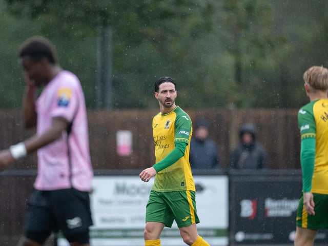 Horsham FC edged out Walton & Hersham 1-0 on a wet and windy afternoon at the Fusion Aviation Community Stadium