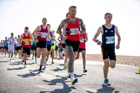Images from a sun-baked Worthing 10k