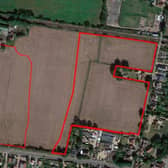 The sites for a total of 200 homes in Nutbourne. Image: GoogleMaps