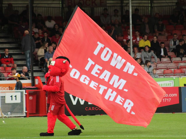 Action from Crawley Town's famous Carabao Cup win over Fulham. Picture by Cory Pickford