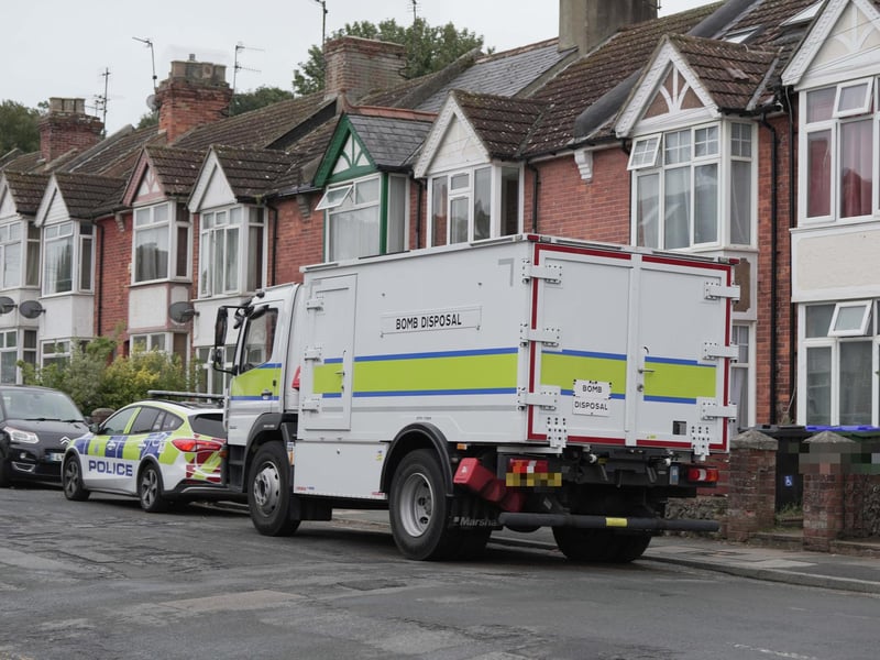 Police said the Explosive Ordnance Disposal team has been called in