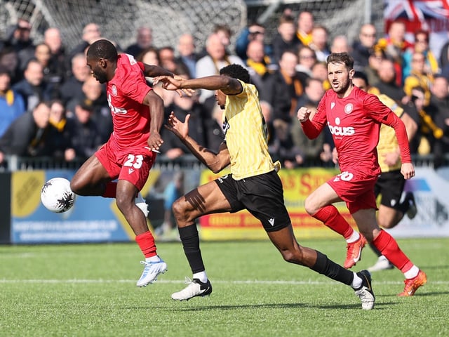 Worthing beat Maidstone in the National South play-off semi-final at a packed Woodside Road