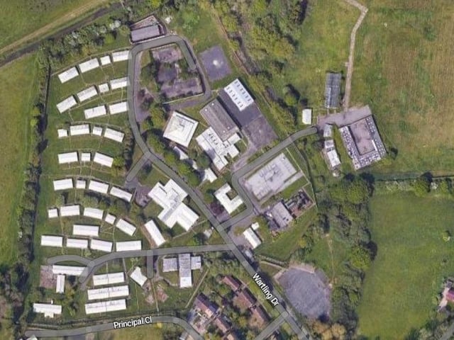 An aerial view of the Northeye site. Picture from Google Maps