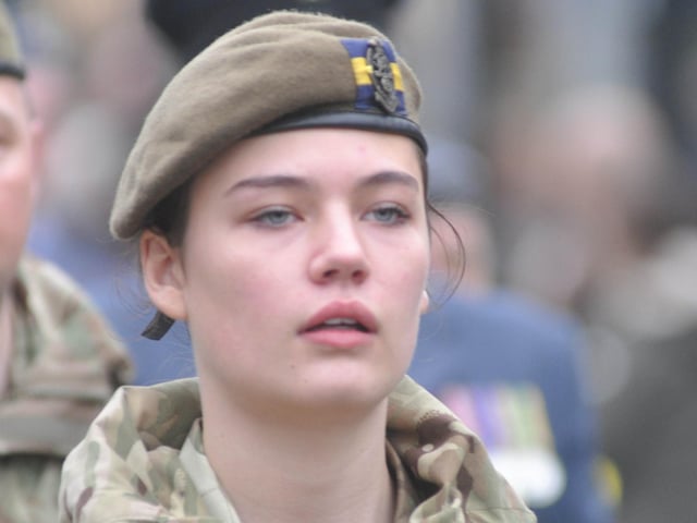 Remembrance Sunday in Burgess Hill. Photo by Phil Dennett
