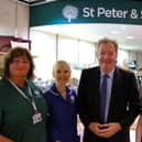 Piers with Hospice Nurses and Volunteer
