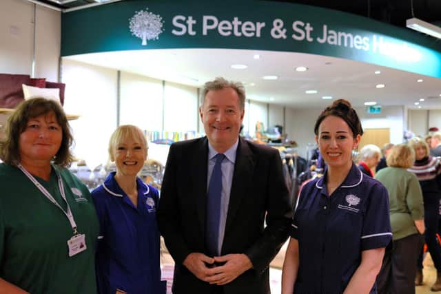 Piers with Hospice Nurses and Volunteer